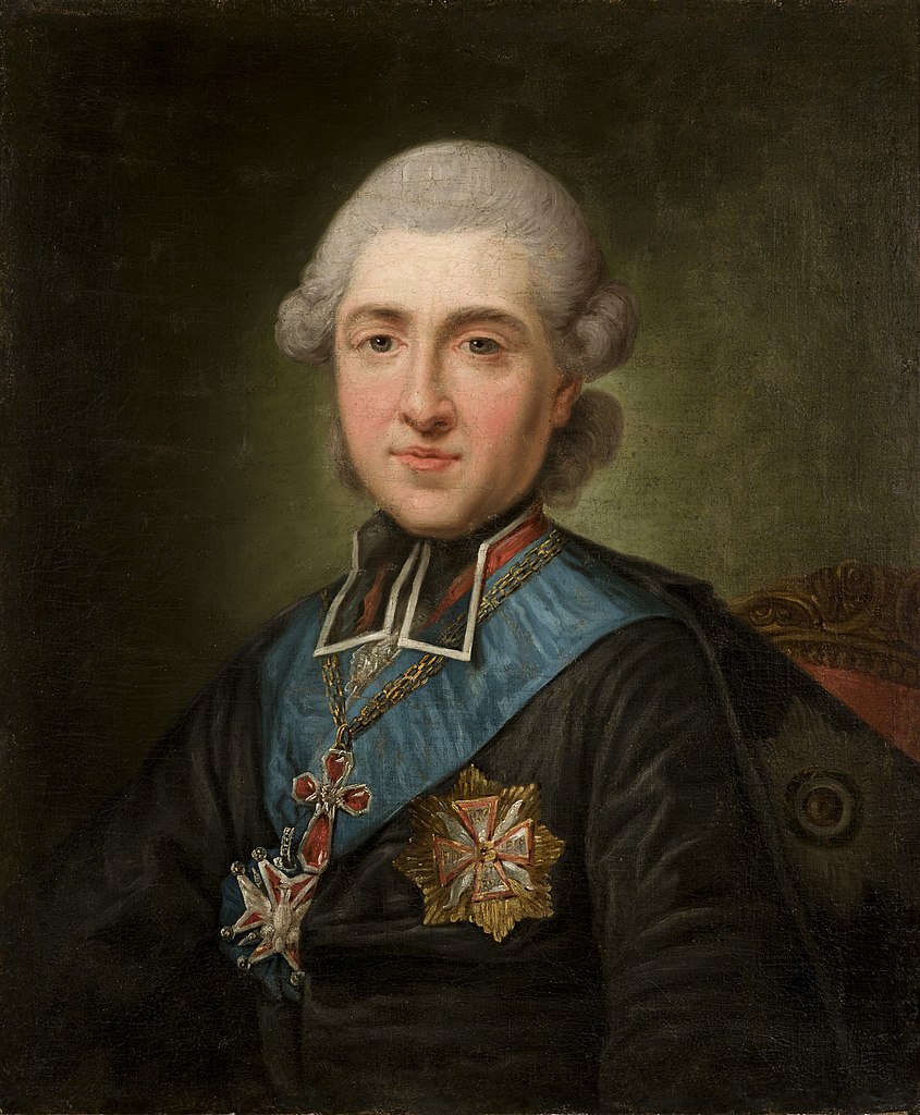 Portret prymasa Michała Poniatowskiego, mal. Marcello Bacciarelli