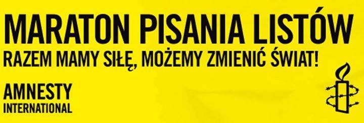 Maraton Pisania Listów w Strefie Studenta (baner)