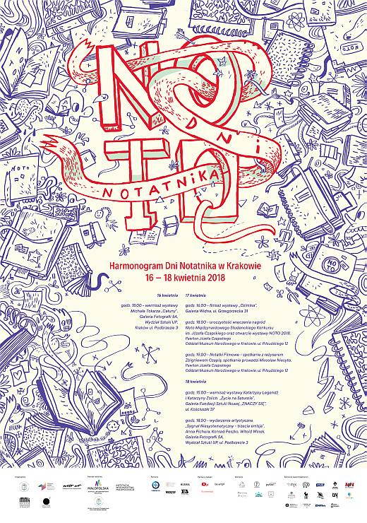 Wernisaż wystawy "NOTO 2018" (plakat)