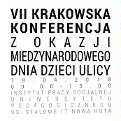 VII Krakowska Konferencja Naukowa z okazji Międzynarodowego Dnia Dzieci Ulicy (logo konferencji)