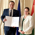 dr Artur Jach-Chrząszcz spotkał się z Konsul Generalną Węgier dr hab. Adrienne Körmend