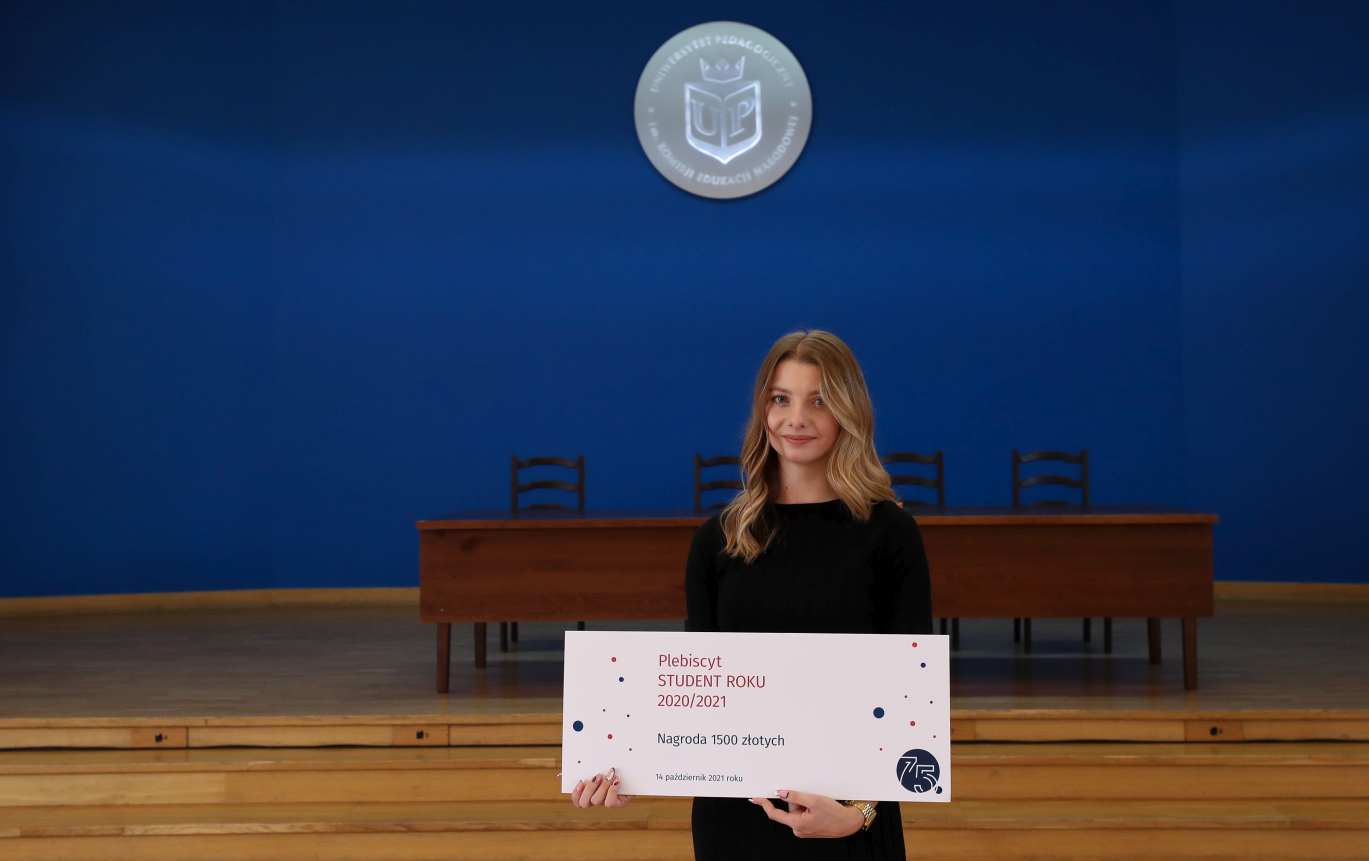 Aleksandra Wnęk, zdobywczyni tytułu „Student Roku 2020/2021”