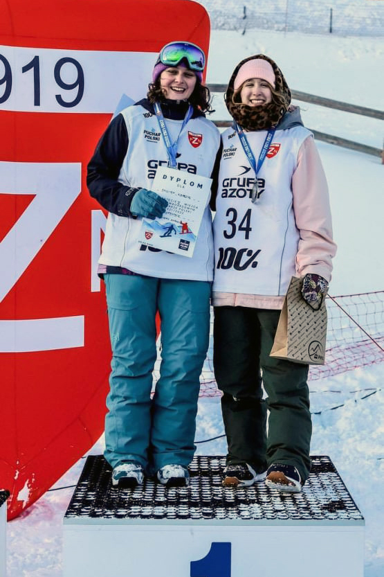 Paulina Kasprzyk na podium