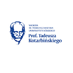 logo konkursu o Nagrodę im. Pierwszego Rektora Uniwersytetu Łódzkiego Profesora Tadeusza Kotarbińskiego za wybitne dzieło z zakresu nauk humanistycznych 