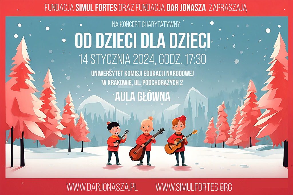 Koncert charytatywny „Od Dzieci dla Dzieci” (baner)