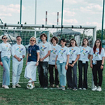 członkowie koła wraz z opiekun dr Eweliną Zdebską