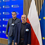 Prof. dr hab. Tomasz Szemberg, Dyrektor Instytutu Matematyki UKEN, oraz dr hab. Piotr Pokora, prof. UKEN, Przewodniczący Rady Dyscypliny Matematyka