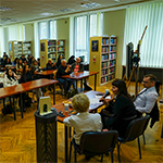 trwa spotkanie autorskie z z Anną Kamińską-Malandain