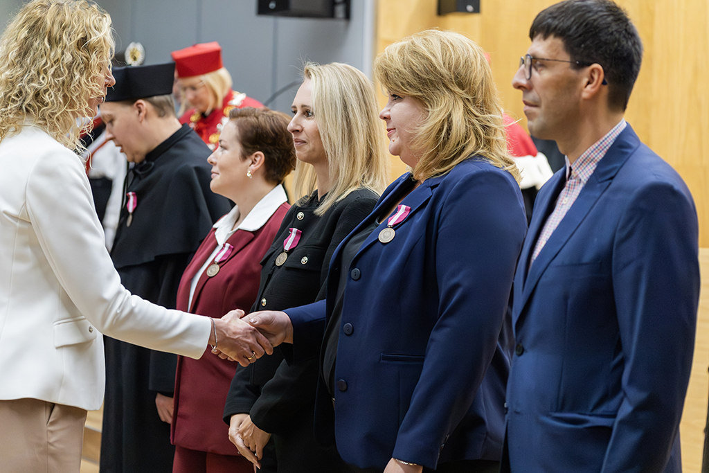 wyróżnieni Medalem Brązowym podczas dekoracji