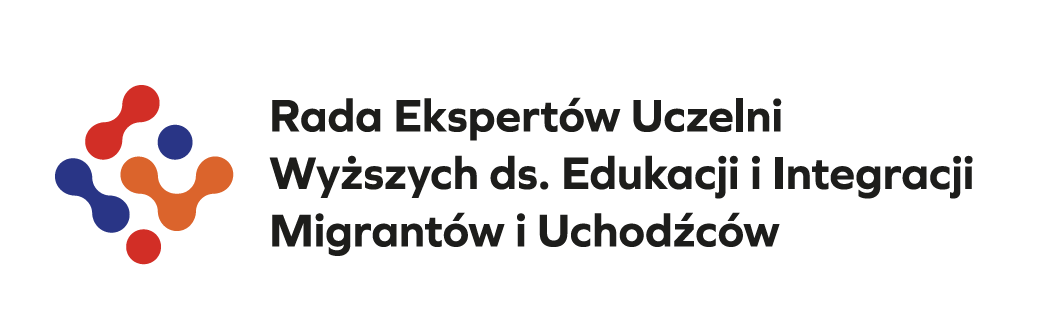 Rada Ekspertów Uczelni Wyższych ds. Edukacji i Integracji Migrantów i Uchodźców (logo)