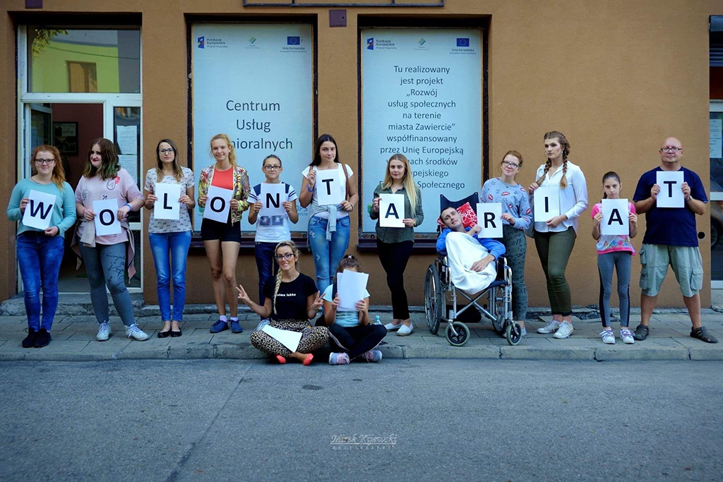 Natalia Królik „Studentką Grudnia” (zdjęcie 3 z 3) Natalia Królik jako wolantariuszka